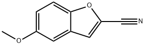 5-甲氧基苯并呋喃-2-甲腈 结构式
