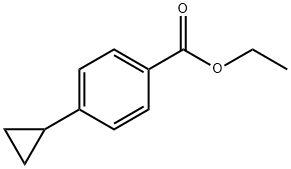 4-环丙基苯甲酸乙酯 结构式