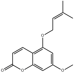 5-Prenyloxy-7-methoxycoumarin|7-甲氧基-5-异戊烯基氧基香豆素