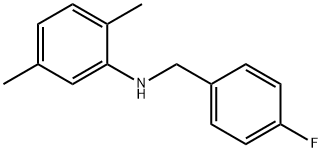 N-(4-Fluorobenzyl)-2,5-diMethylaniline, 97% Struktur