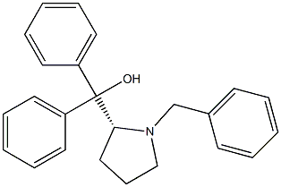 (R)-(1-Benzylpyrrolidin-2-yl)diphenylMethanol Struktur