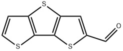 Dithieno[3,2-b:2',3'-d]thiophene-2-carboxaldehyde 化学構造式