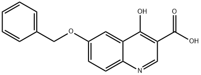 6-Benzyloxy-4-hydroxy-quinoline-3-carboxylic acid,35975-95-2,结构式