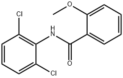 N-(2,6-二氯苯基)-2-甲氧基苯甲酰胺, 362602-54-8, 结构式