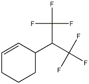 3-(1,1,1,3,3,3-hexafluoropropan-2-yl)cyclohex-1-ene Struktur