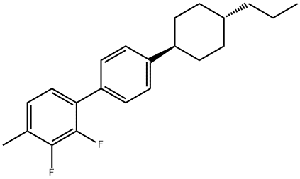 2,3-Difluoro-4-methyl-4'-(trans-4-propylcyclohexyl)-1,1'-biphenyl Structure