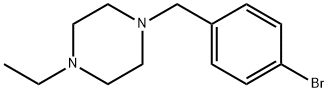 1-(4-broMobenzyl)-4-ethylpiperazine Structure