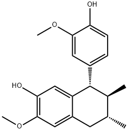(6R,7S,8S)-5,6,7,8-Tetrahydro-8-(4-hydroxy-3-methoxyphenyl)-3-methoxy-6,7-dimethyl-2-naphthalenol