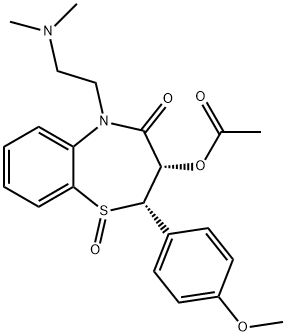 370094-12-5 (2S,3S)-3-(乙酰氧基)-5-[2-(二甲基氨基)乙基]-2,3-二氢-2-(4-甲氧基苯基)-1,5-苯并硫氮杂卓-4(5H)-酮 1-氧化物