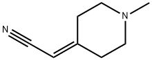 2-(1-Methylpiperidin-4-ylidene)acetonitrile,37123-91-4,结构式