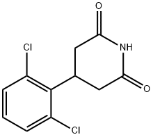 4-(2,6-dichlorophenyl)piperidine-2,6-dione,371981-22-5,结构式