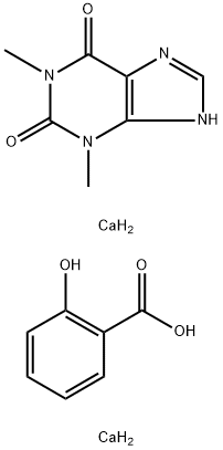 1,3-Dimethylxanthine calcium Struktur