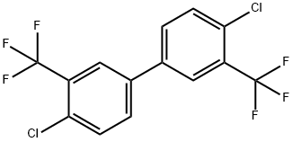 4,4'-Dichloro-3,3'-bis(trifluoroMethyl)-1,1'-biphenyl Struktur