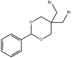5,5-双(溴甲基)-2-苯基-1,3-二噁烷,3733-29-7,结构式