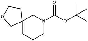 2-Oxa-7-azaspiro[4.5]decane-7-carboxylic acid, 1,1-diMethylethyl ester Structure