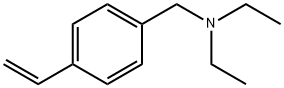 4-乙烯基-N,N-二乙基苯甲胺,3749-75-5,结构式