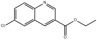 6-クロロキノリン-3-カルボン酸エチル 化学構造式