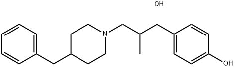 4-(3-(4-benzylpiperidin-1-yl)-1-hydroxy-2-Methylpropyl)phenol Struktur
