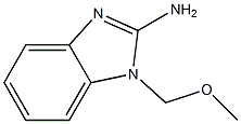 1-(甲氧基甲基)-1H-苯并咪唑-2-胺 结构式