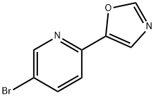 5-broMo-2-(1,3-oxazol-5-yl)pyridine Structure