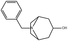 8-苄基-8-氮杂双环[3.2.1]辛-3-醇, 3804-68-0, 结构式