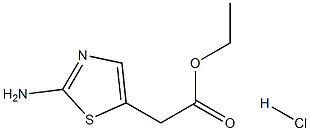 乙基2-(2-氨基噻唑-5-基)乙酸酯盐酸盐,383672-45-5,结构式