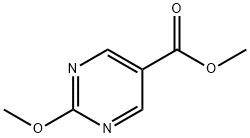 2-甲氧基嘧啶-5-甲酸甲酯 结构式