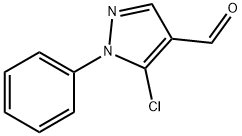 5-氯-1-苯基-1H-吡唑-4-甲醛,38405-69-5,结构式