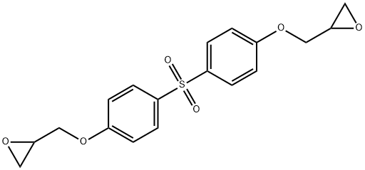 4,4'-磺酰基二苯酚二缩水甘油醚,3878-43-1,结构式