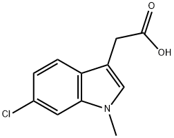 2-(6-Chloro-1-Methyl-1H-indol-3-yl)acetic acid Structure