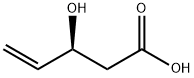 (3S)-3-羟基4-戊烯酸,38996-05-3,结构式
