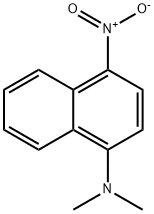 N,N-二甲基-4-硝基-1-萘胺, 39139-76-9, 结构式