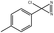 3-氯-3-(4-甲基苯基)-3H-双吖丙啶, 39184-65-1, 结构式