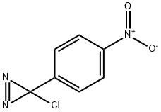 3-Chloro-3-(4-nitrophenyl)-3H-diazirine Struktur