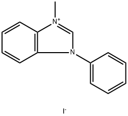 3-Methyl-1-phenyl-1H-benzo[d]iMidazol-3-iuM iodide 化学構造式