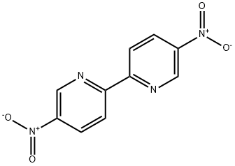 5-nitro-2-(5-nitropyridin-2-yl)pyridine Struktur