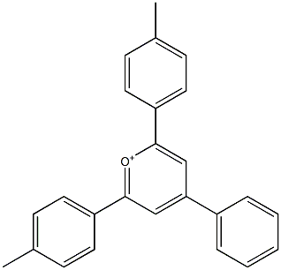 2,6-双(4-甲基苯基)-4-苯基吡喃鎓高氯酸盐	, 39968-84-8, 结构式