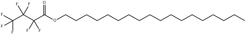 Heptafluorobutanoic acid octadecyl ester Struktur