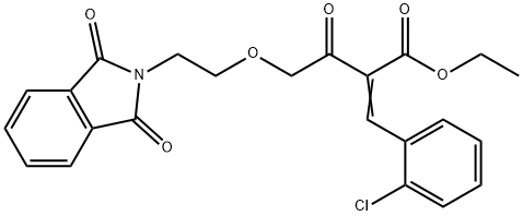 2-[(2-Chlorophenyl)Methylene]-4-[2-(1,3-dihydro-1,3-dioxo-2H-isoindol-2-yl)ethoxy]-3-oxobutanoic Acid Ethyl Ester