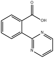 2-(嘧啶-2-基)苯甲酸, 400892-62-8, 结构式