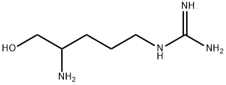 (4-Amino-5-hydroxypentyl)guanidine Structure