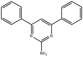 4,6-DIPHENYLPYRIMIDIN-2-AMINE 结构式