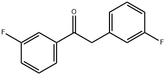 1,2-Bis(3-fluorophenyl)ethanone Structure