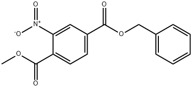 4-Benzyl 1-Methyl 2-nitroterephthalate Structure
