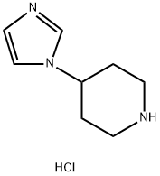 4-(1H-イミダゾール-1-イル)ピペリジン二塩酸塩 化学構造式