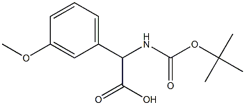 Boc-aMino-(3-Methoxyphenyl)acetic acid|N-BOC-RS-3-甲氧基苯甘氨酸