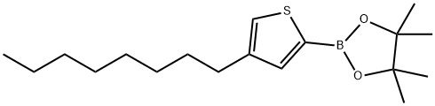 4-n-Octyl-2-(4,4,5,5-tetraMethyl-1,3,2-dioxaborolan-2-yl)thiophene Structure