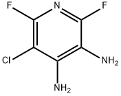 5-氯-2,6-二氟-3,4-吡啶二胺 结构式