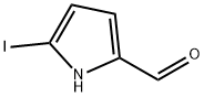 5-碘吡咯-2-甲醛,40566-13-0,结构式