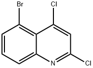 5-溴-2,4-二氯喹啉 结构式